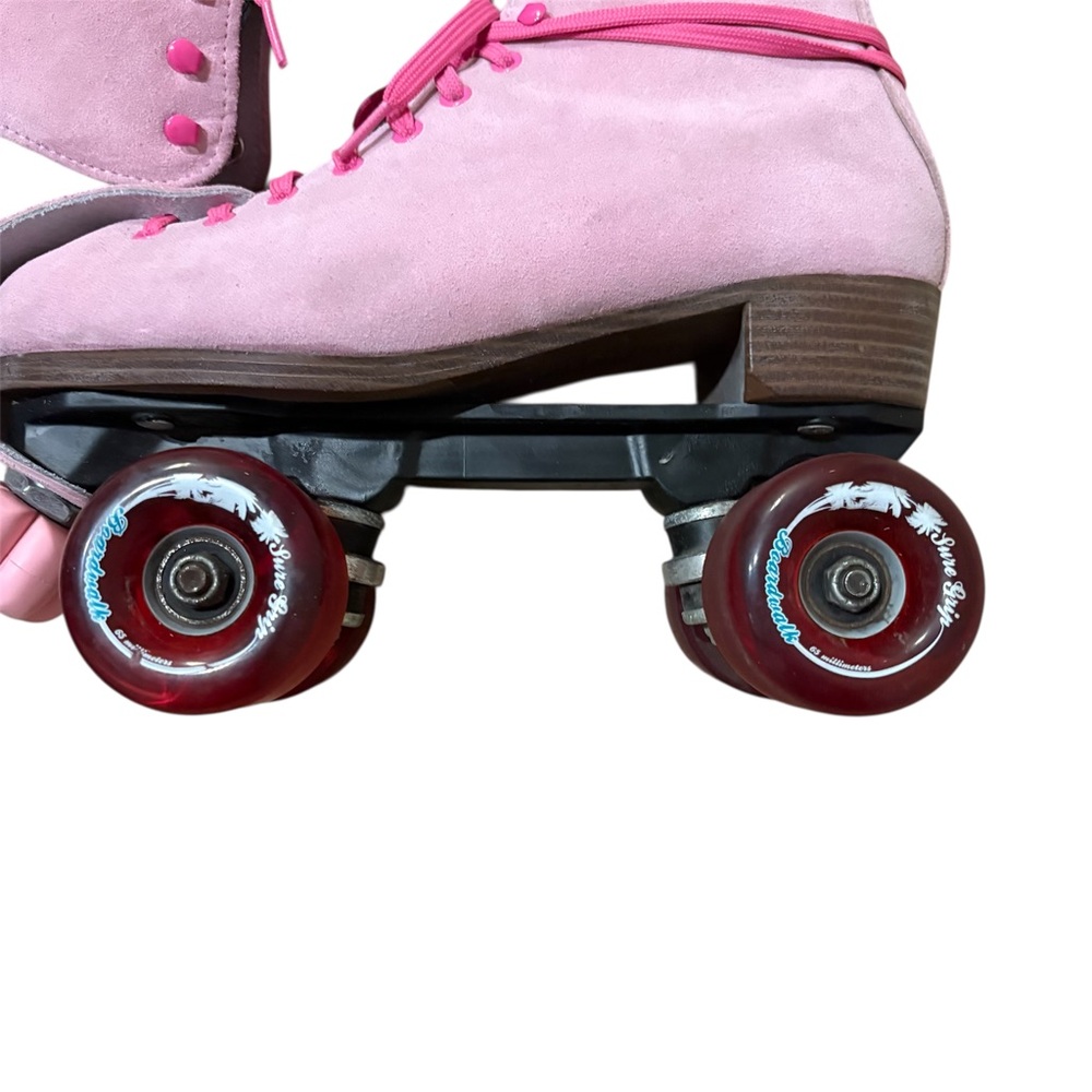 Sure Grip Boardwalk Teaberry Pink Roller Skates Size 8 - Picture 8 of 11